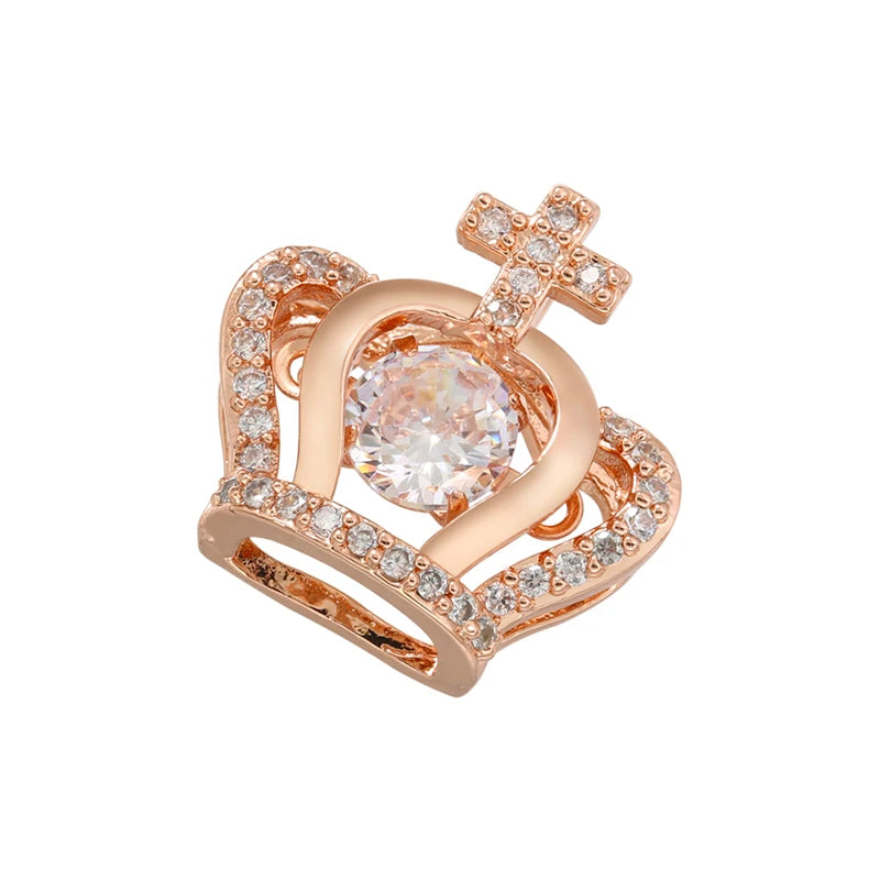 ZHUKOU whale charms for jewelry making crown pendants for handmade jewelry making supplies accessories wholesale VD1247 by Reinvent Yourself