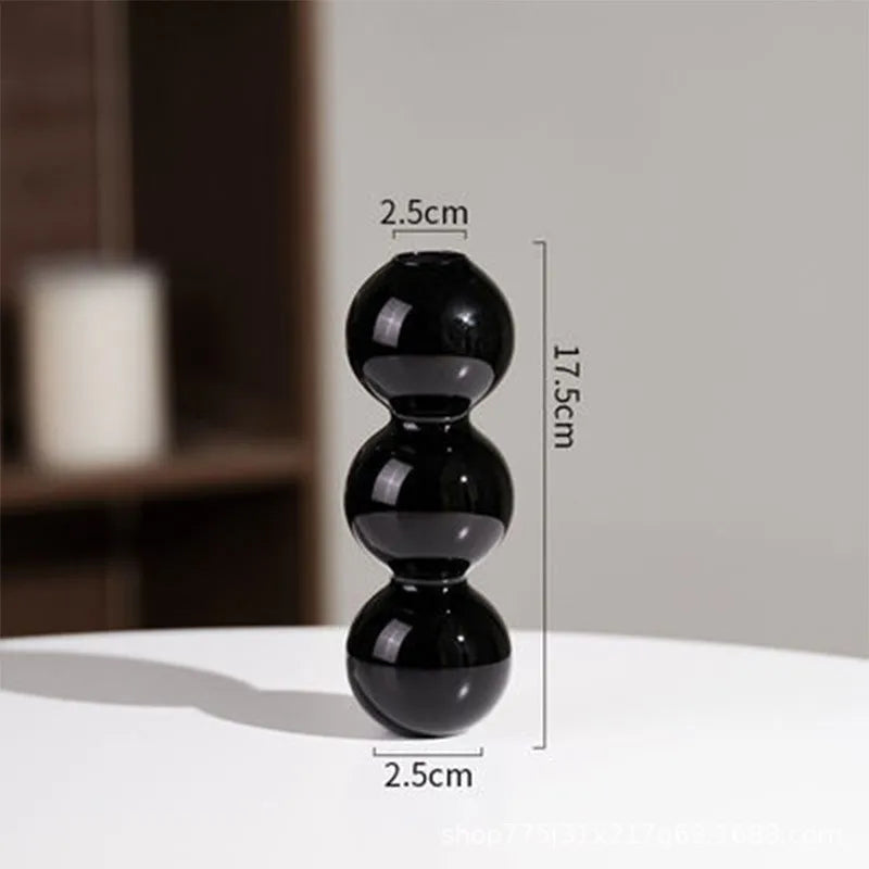 Nordic Glass Vase Home Decor Living Room Decoration Terrarium Flower Vase Plant Pots Decorative Home Accessories Decoration Gift by Reinvent Yourself