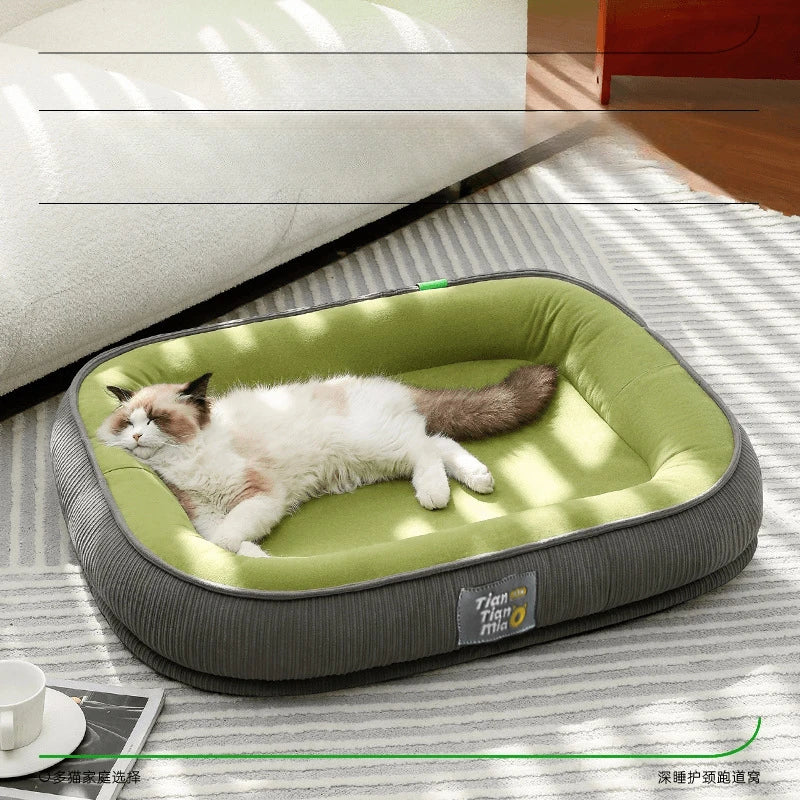 Pet Kennel Four Seasons Universal Removable and Washable Medium Small Dog Winter Warm Winter Dog Sleeping Mat Cat Nest by Reinvent Yourself