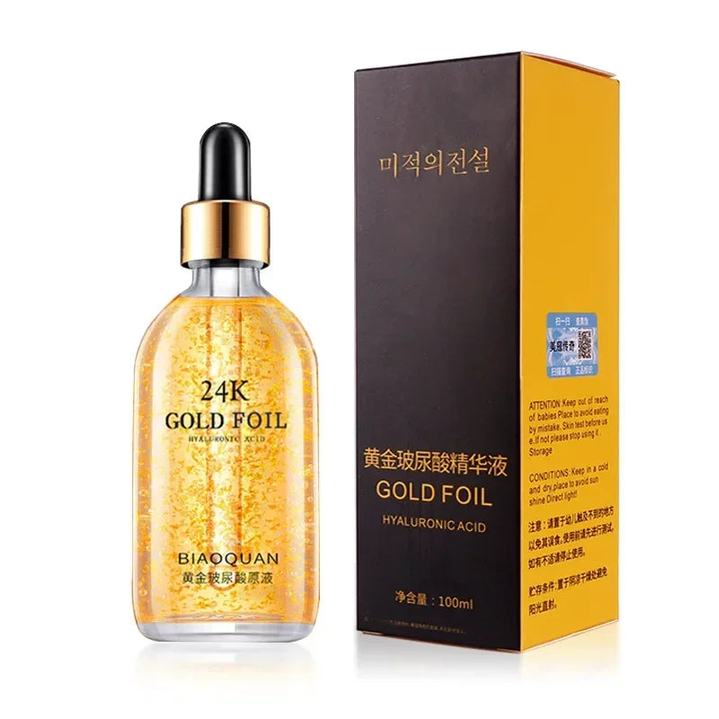 a100ml Gold Ginseng Face Essence Polypeptide Anti-wrinkle Lightning Moisturizing Niacinamide Facial Serum for Skin Care Products by Reinvent Yourself