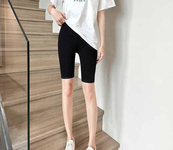 Women Thin Fitness Short Pants Ladies High-Waist Summer Shorts Bottom Biker Cycling Shorts Bodycon Streetwear female Clothing by Reinvent Yourself