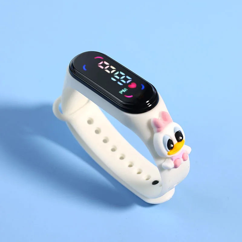 Fashion Mickey Children Watches For Girls Electronic Bracelet Sports Touch LED Spiderman Doll Kids Watch Women Waterproof Clock by Reinvent Yourself