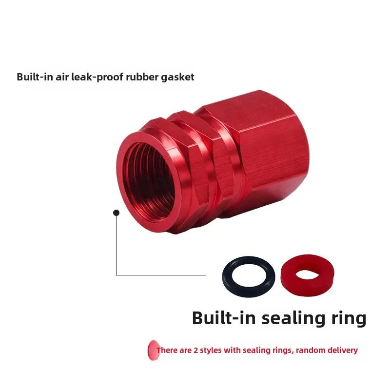Tire Valve Stem Caps Decorative Tires Accessories Aluminum Alloy Nipple Wheel Caps For Cars Motorcycles Bicycle Cover 2030 by Reinvent Yourself