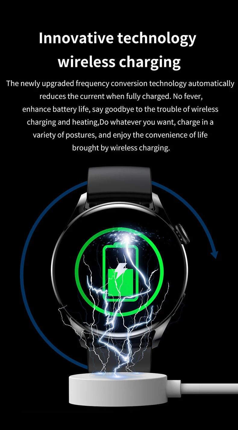 LIGE NFC Access Control Smart Watch Men Bluetooth Call Sport Fitness Men's Wristwatch Heart Rate Monitor Waterproof Smartwatch by Reinvent Yourself