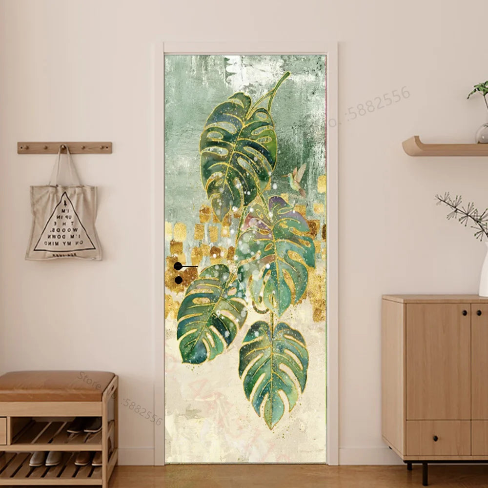 Scenery Door Stickers Wallpaper For Self-adhesive 3d Entrance Bathroom Sticker Room Decor Wall Photo Posters Vinyl On The Closet by Reinvent Yourself