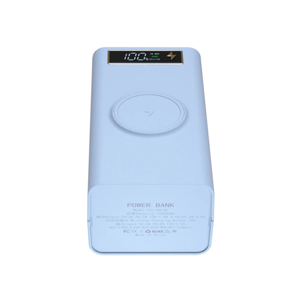 DIY Shell Case 18650 Battery Storage Box Holder USB 21*18650 Power Bank Battery Box Support Quick & Wireless Charger by Reinvent Yourself