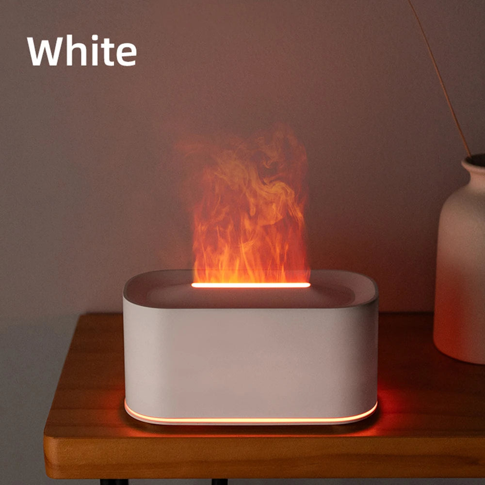 Essential Oil Diffuser,Flame Colorful Water Vapor Fire Humidifier for Aromatherapy Aroma Therapy Machine Room,Flame Diffuser by Reinvent Yourself