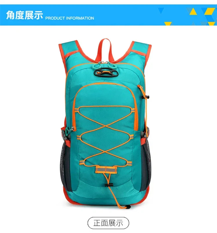 Ultralight Cycling Backpack with Water Bag Ergonomic Strap MTB Road Bicycle Outdoor Hiking Climbing Bag for Sports Fitness by Reinvent Yourself