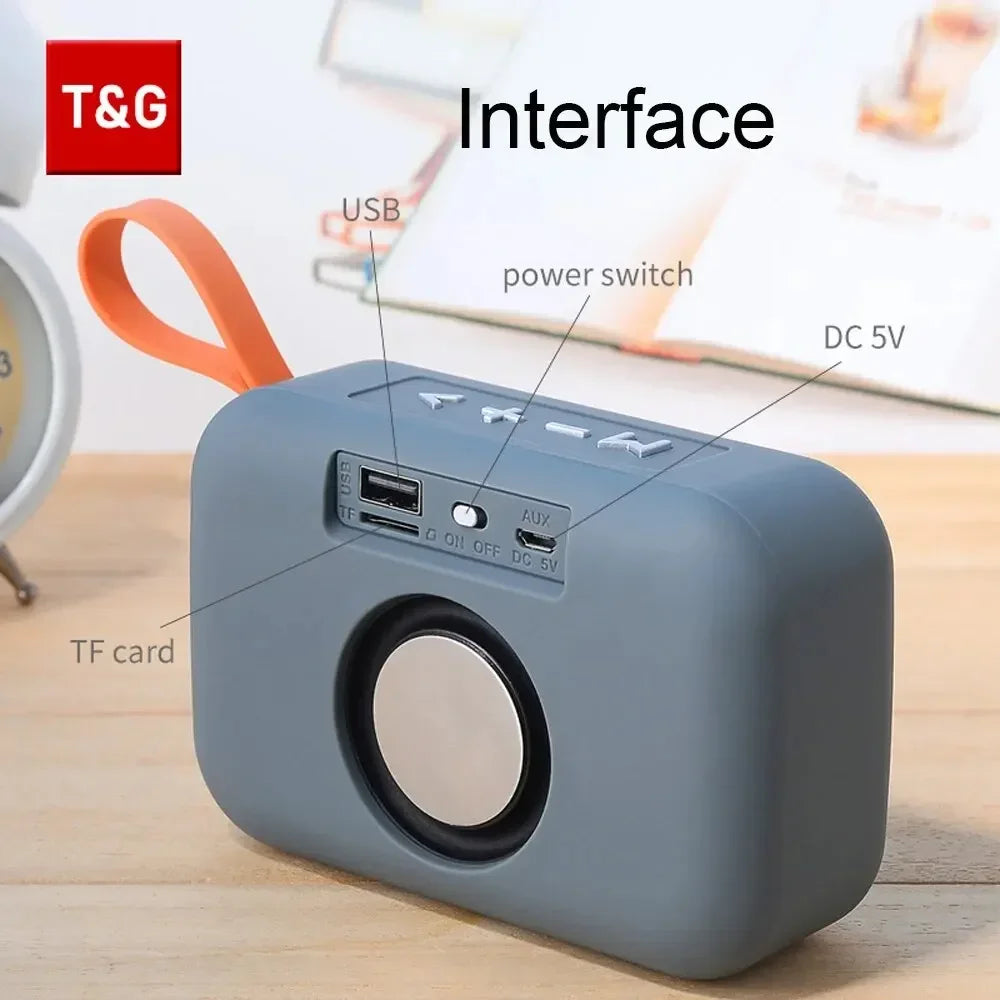 Speaker TG506 Portable Mini Wireless Soundbar Bluetooth 5.0 Outdoor Indoor HIFI Loudspeaker Support TF Card FM Radio Waterproof by Reinvent Yourself