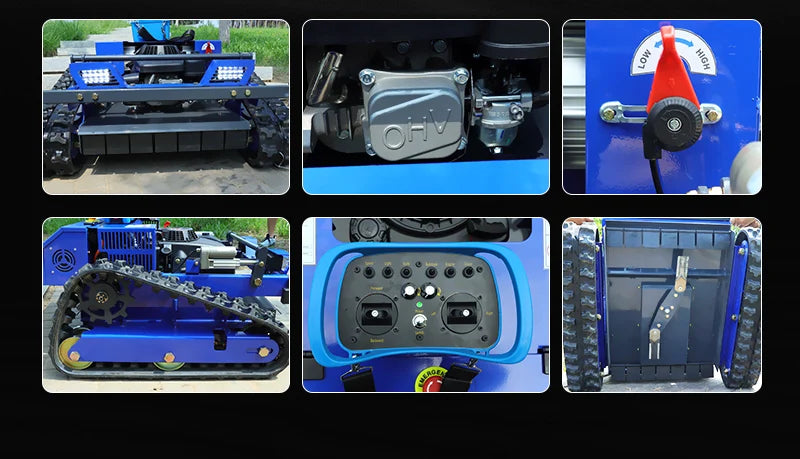 550mm Self-Propelled Remote-Controlled Lawn Mower for Small Household Gardens Outdoor Maintenance Robot by Reinvent Yourself