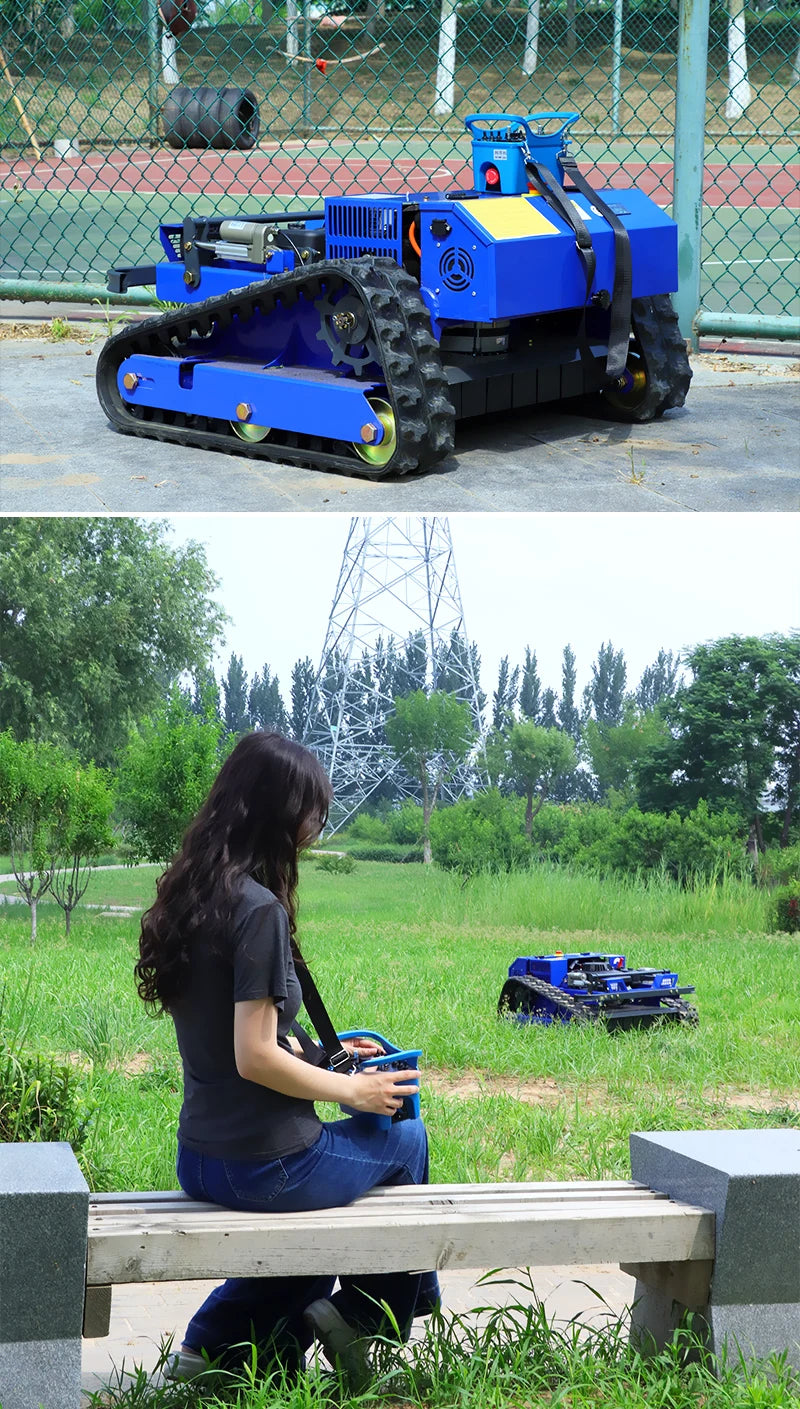 550mm Self-Propelled Remote-Controlled Lawn Mower for Small Household Gardens Outdoor Maintenance Robot by Reinvent Yourself