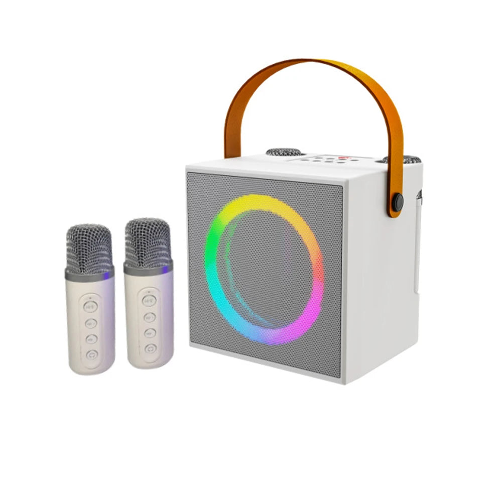 High-quality desktop computer speakers, perfect for outdoor karaoke, live streaming, and Bluetooth audio, all-in-one microphone by Reinvent Yourself