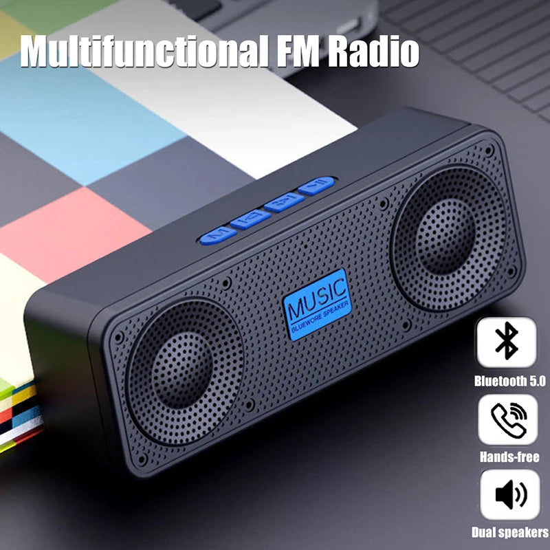 S18 Wireless Creative Bluetooth Smart Speaker Mobile Phone Audio Computer Subwoofer Outdoor Convenient Radio by Reinvent Yourself