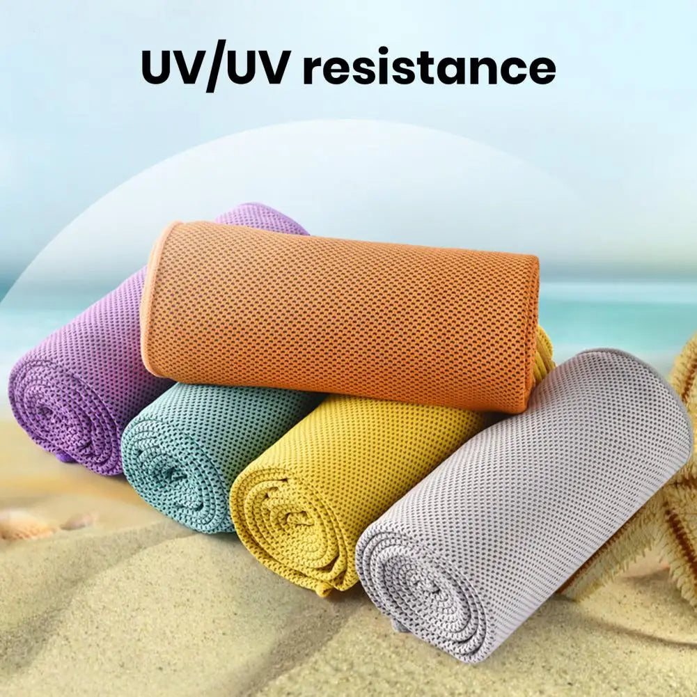 Instant Cooling Towel Quick Dry Sweat Absorption Running Towel Yoga Towel Workout Sports Physical Cooling Gym Fitness Towels by Reinvent Yourself