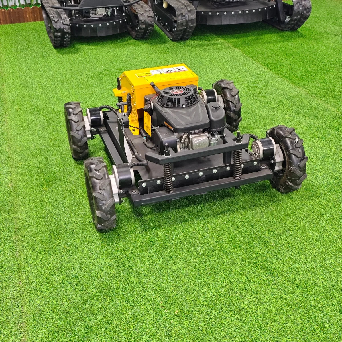 Mini Farm Garden Lawn Mower Smooth And Flexible Rotation Customized High Performance All Terrain Remote Control Robot by Reinvent Yourself