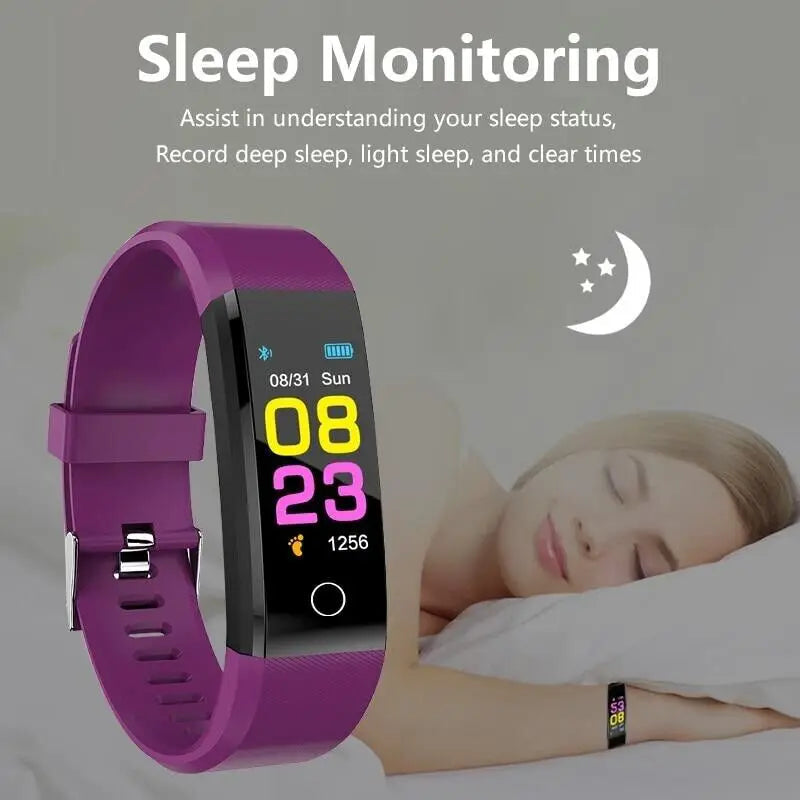 Digital Smart Band Sport Smart Watch Men Woman Blood Pressure Heart Rate Waterproof Monitor Fitness Bracelet For Android IOS by Reinvent Yourself