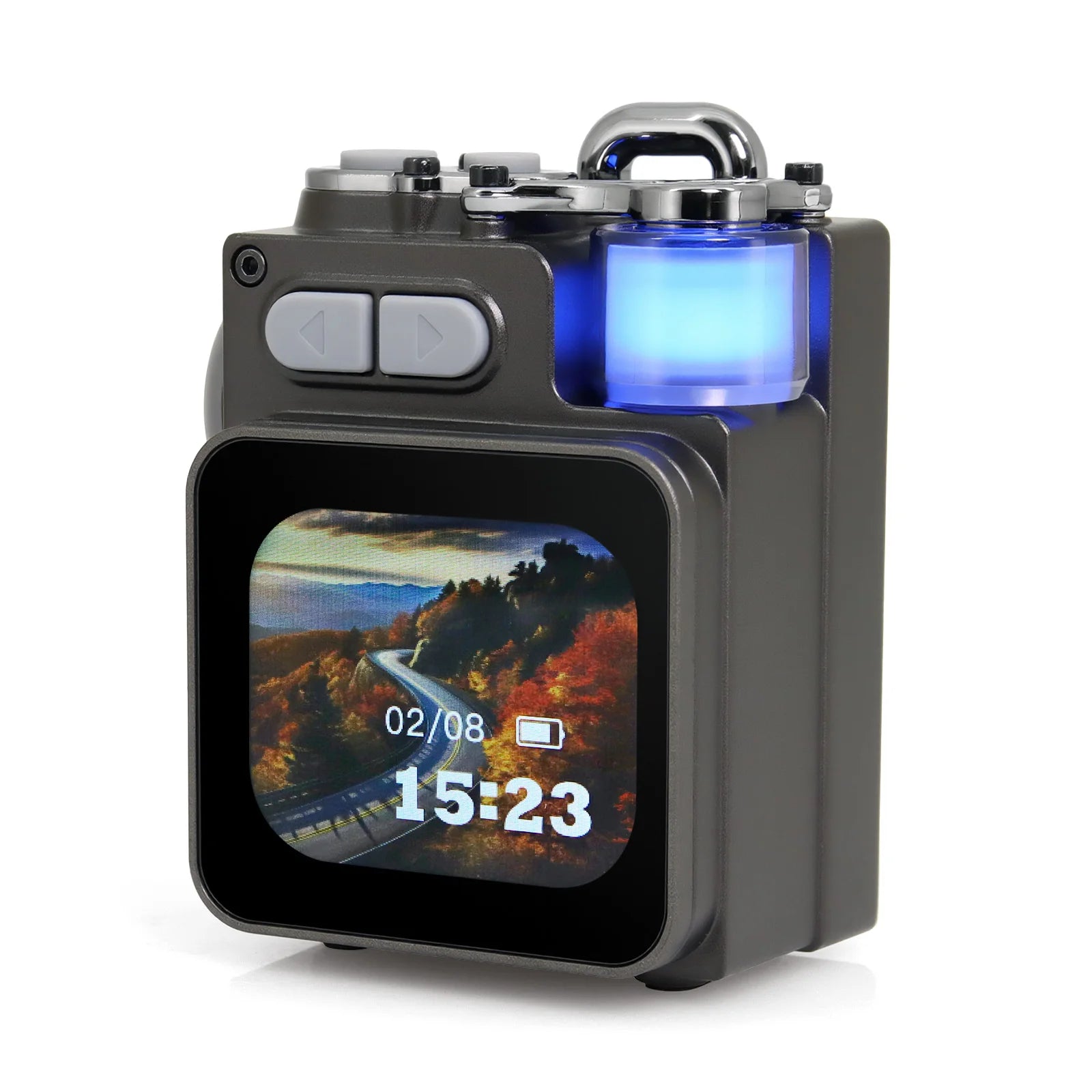 Wireless Speaker with RGB Desktop LED Display Screen Bass Outdoor Speakers Subwoofer Portable Loudspeaker Bluetooth-compatible by Reinvent Yourself