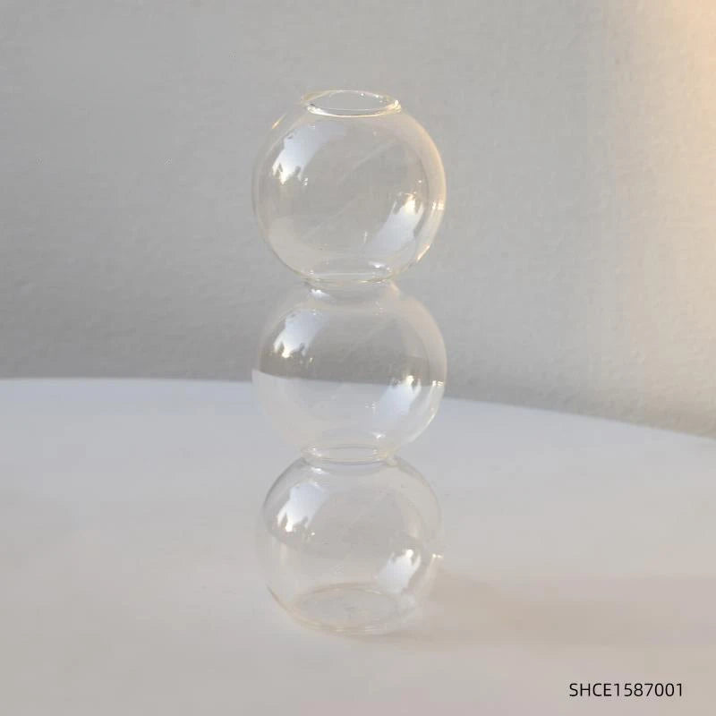 Nordic Glass Vase Home Decor Living Room Decoration Terrarium Flower Vase Plant Pots Decorative Home Accessories Decoration Gift by Reinvent Yourself