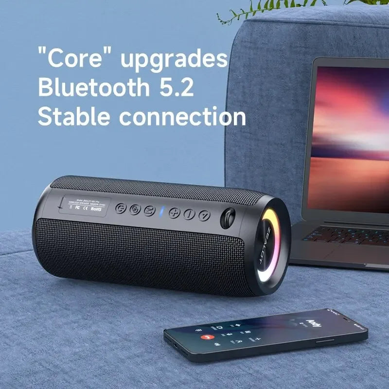 ZEALOT-S51PRO 40W High-power Bluetooth Speaker 3D Stereo Bass Bluetooth Speaker Portable IPX5 Waterproof Suitable TWS Boom Box by Reinvent Yourself