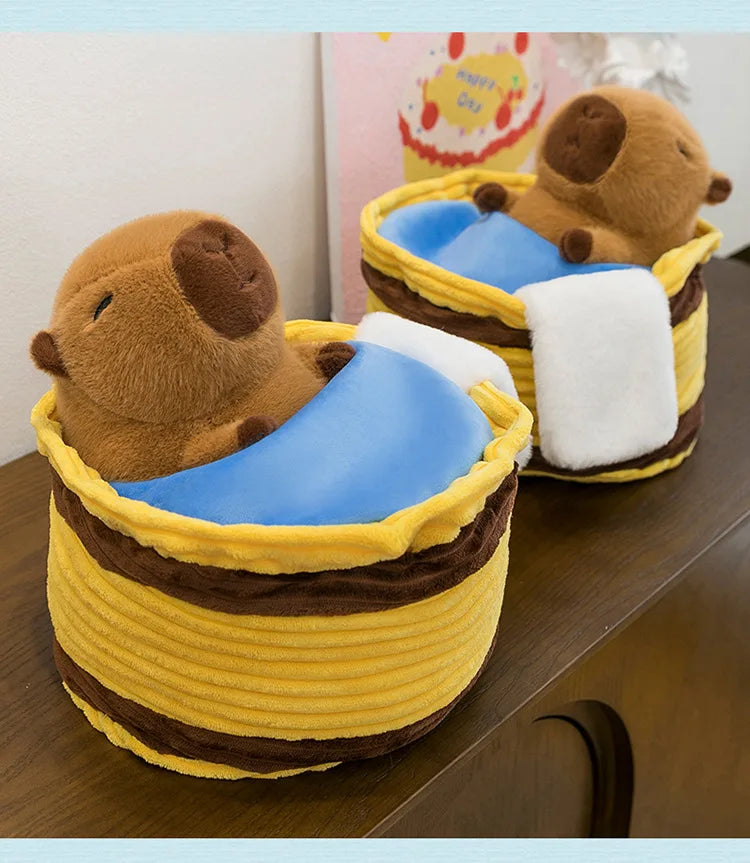 Take a Shower Capybara Plush Toy Stuffed Animals Pillow Hugging Toy Creative Trick Home Decor Play House for Kids Birthday Gifts by Reinvent Yourself