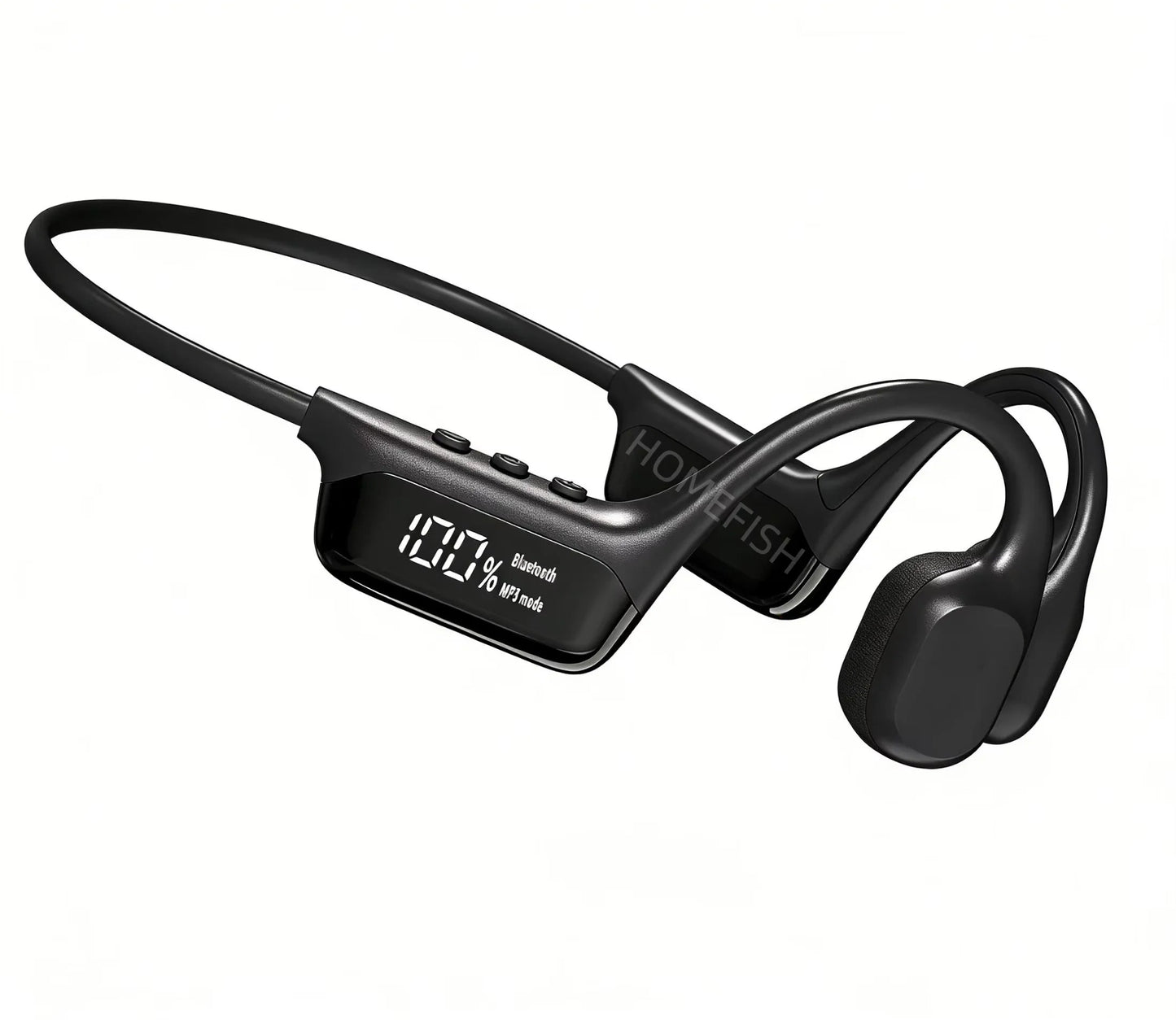 IPX8 Waterproof Bone Conduction Headphones, Open Ear Bluetooth Sport Headphones with 32GB MP3, 72H Battery Life by Reinvent Yourself