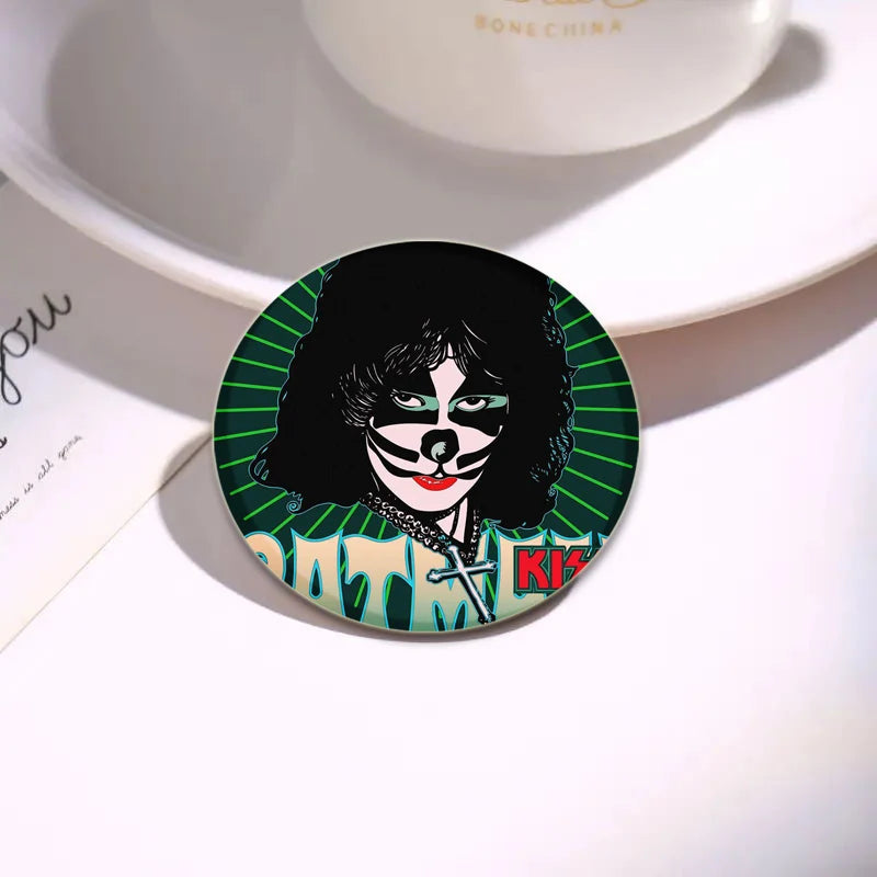 Rock Band Kiss Brooches Enamel Pins Fashion Jewelry Accessoris Singer Brooch for Backpack Clothe Decoration Lapel Badge Gifts by Reinvent Yourself
