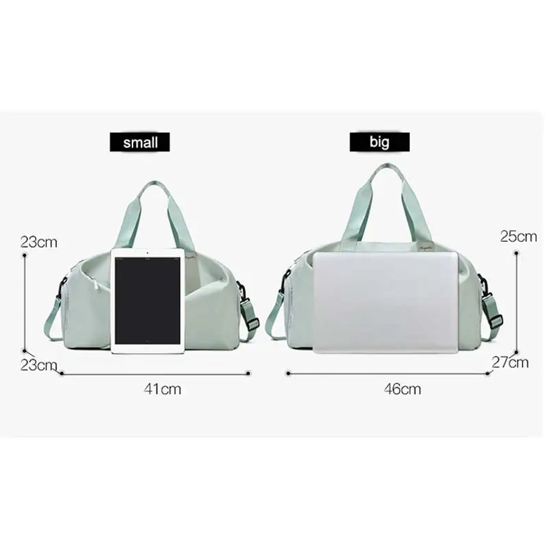 New Women Sports Gym Bag Travel Dry Wet Bags Multifunction Swimming Shoulder Messenger Pack Weekend Fitness Training Handbag by Reinvent Yourself