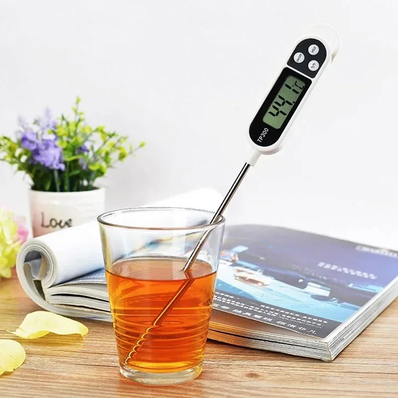 Food Thermometer TP300 Digital Kitchen Water Oil Thermometer for Meat Cooking Food Probe BBQ Electronic Oven Kitchen Tools by Reinvent Yourself