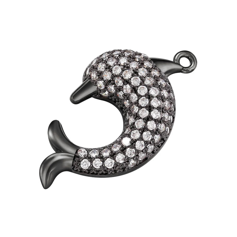 ZHUKOU whale charms for jewelry making crown pendants for handmade jewelry making supplies accessories wholesale VD1247 by Reinvent Yourself
