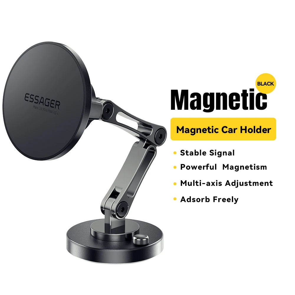 Essager Magnetic Wireless Charger Car Phone Holder 15W Fast Charging Easy Paste Mount Stand For Magsafe iPhone 15 14 13 Pro Max by Reinvent Yourself
