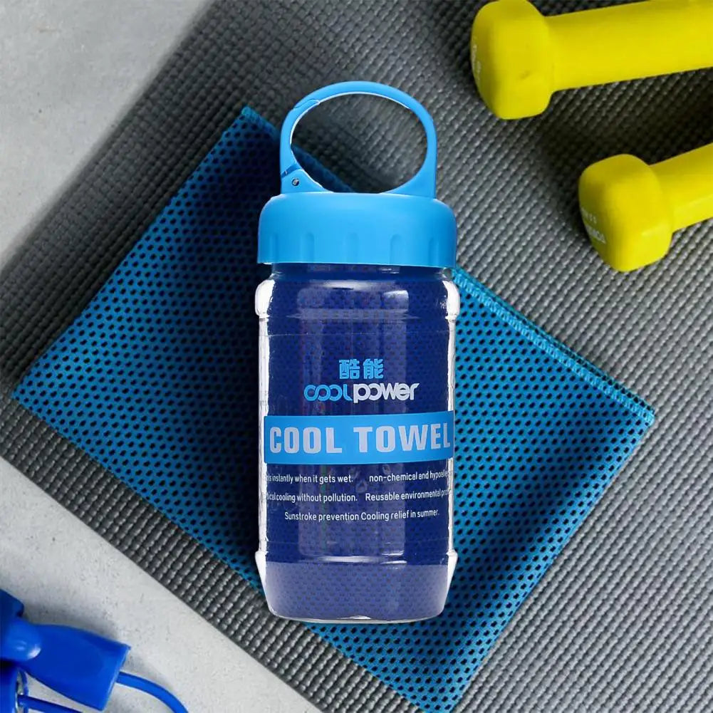 Instant Cooling Towel Quick Dry Sweat Absorption Running Towel Yoga Towel Workout Sports Physical Cooling Gym Fitness Towels by Reinvent Yourself