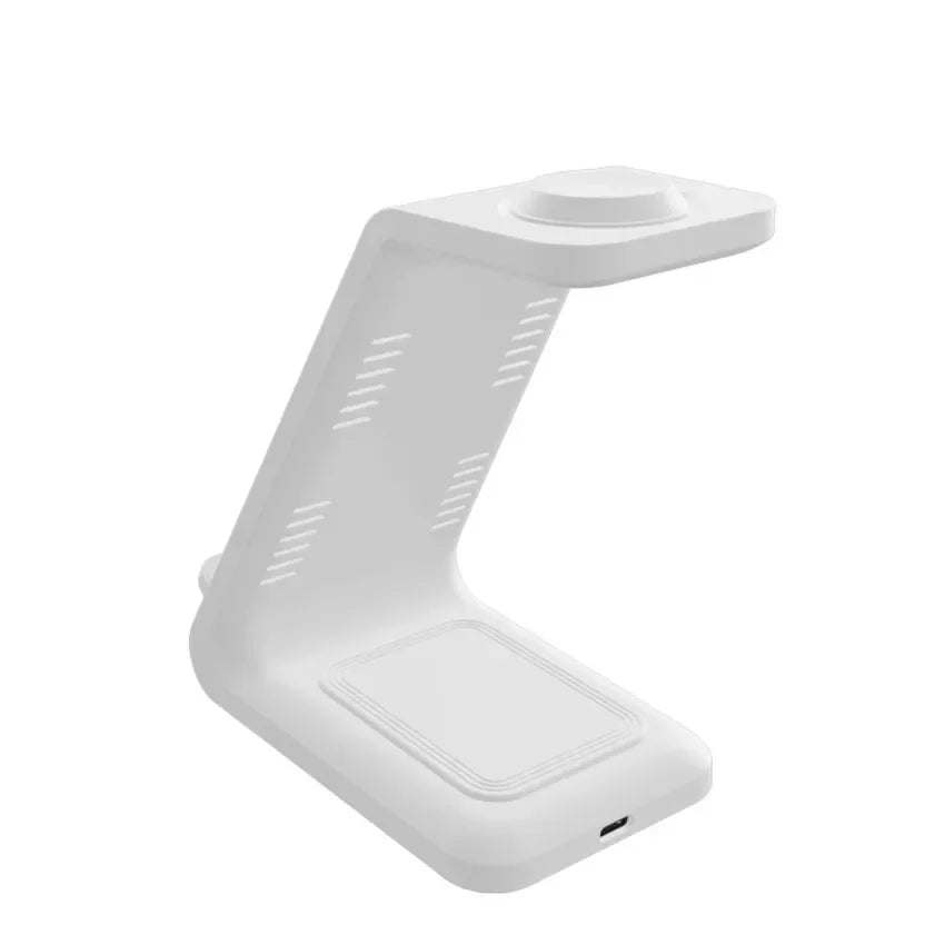 30W 3 In 1 Wireless Charger Stand Dock For iPhone 15 14 13 12 11 XS Apple Watch 8 7 AirPods Induction Fast Charging Station by Reinvent Yourself