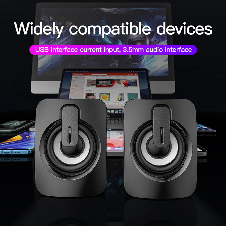 Computer Speaker For PC Laptop Desktop Caixa De Som Sound Box Music Audio System Bocina Column Acoustics Coluna Amplified Unit by Reinvent Yourself
