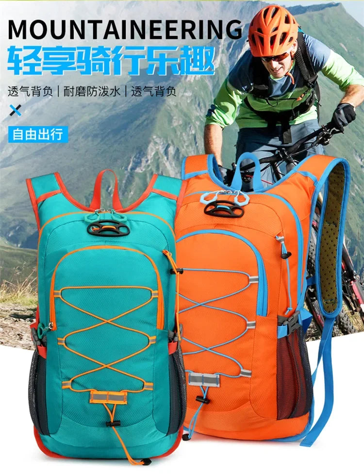 Ultralight Cycling Backpack with Water Bag Ergonomic Strap MTB Road Bicycle Outdoor Hiking Climbing Bag for Sports Fitness by Reinvent Yourself
