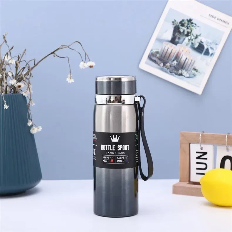 1L Thermal Water Bottle Keep Cold and Hot Water Bottle Thermos for Water Tea Coffee Vacuum Flasks Stainless Steel Thermos Bottle by Reinvent Yourself