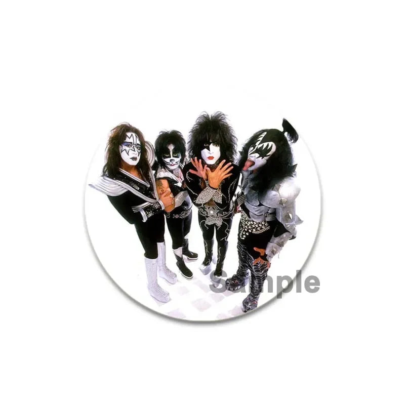 Rock Band Kiss Brooches Enamel Pins Fashion Jewelry Accessoris Singer Brooch for Backpack Clothe Decoration Lapel Badge Gifts by Reinvent Yourself