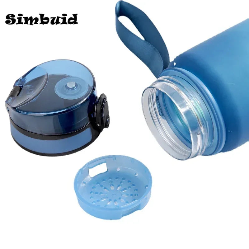1 Liter Large Capacity Sports Water Bottle Leak Proof Colorful Plastic Cup Drinking Outdoor Travel Portable Gym Fitness Jugs by Reinvent Yourself