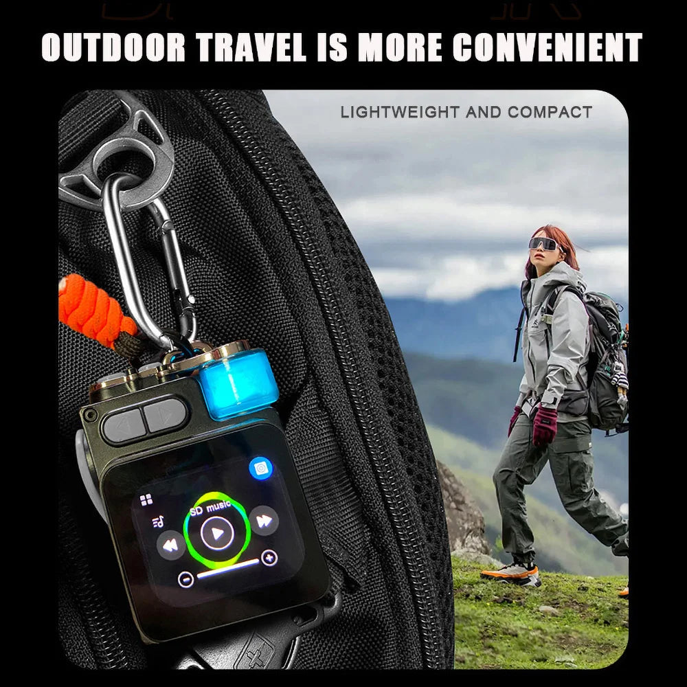 Wireless Speaker with RGB Desktop LED Display Screen Bass Outdoor Speakers Subwoofer Portable Loudspeaker Bluetooth-compatible by Reinvent Yourself