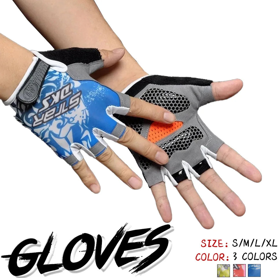 Professional Gym Fitness Gloves Power Weight Lifting Women Men Workout Bodybuilding Cycling Half Finger Hand Protector by Reinvent Yourself