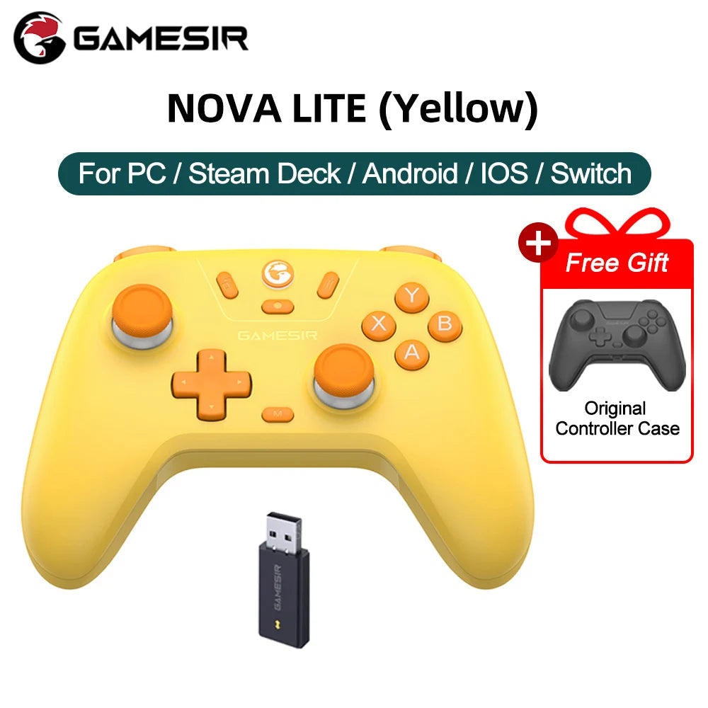 GameSir Nova Lite Gamepads PC Switch 2 Gaming Controller for Nintendo Switch 2 Switch Steam iOS Android Hall Effect Josticks by Reinvent Yourself