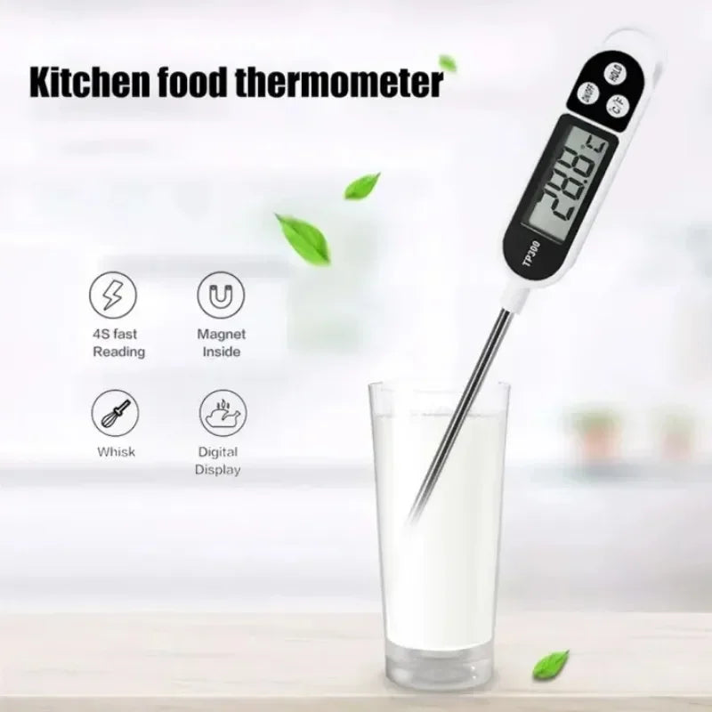 Food Thermometer TP300 Digital Kitchen Water Oil Thermometer for Meat Cooking Food Probe BBQ Electronic Oven Kitchen Tools by Reinvent Yourself