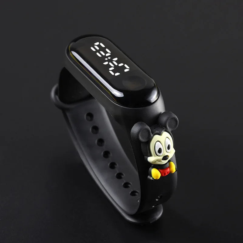 Fashion Mickey Children Watches For Girls Electronic Bracelet Sports Touch LED Spiderman Doll Kids Watch Women Waterproof Clock by Reinvent Yourself