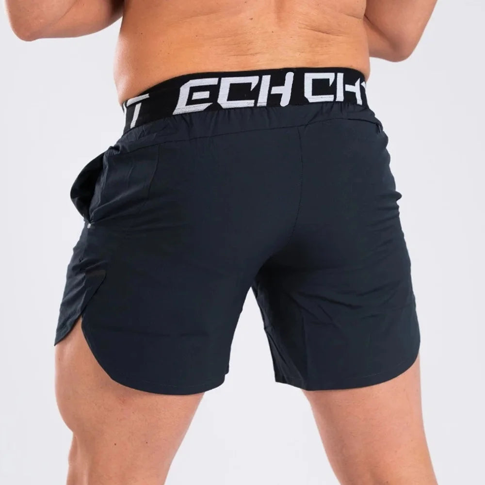 Summer Casual Shorts Men Bodybuilding Quick Dry Bermuda Gym Fitness Running Training Pants Male Beach Swimming Trunks Bottoms by Reinvent Yourself
