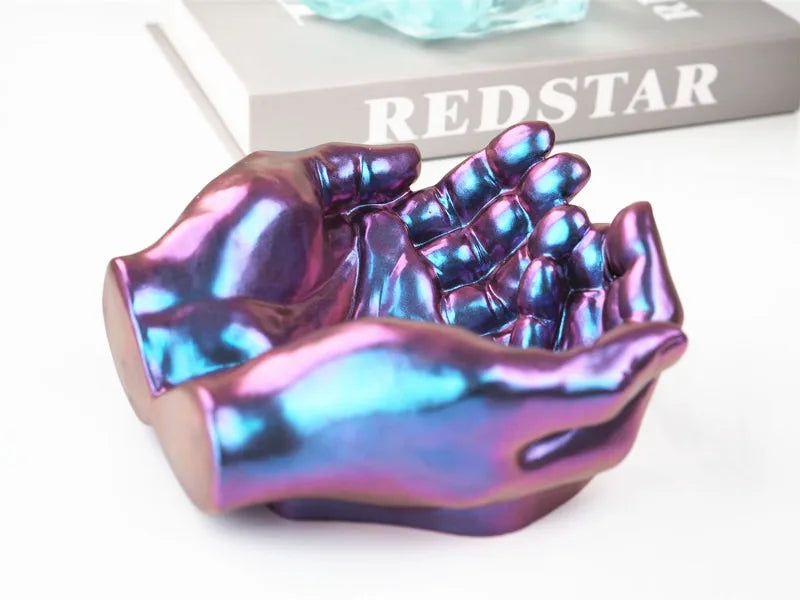 1pc Hand Plaster Mold for Resin Casting and DIY Crafts - Jewelry Storage, Candle Holder, Succulent Pot - Home Decor Gift by Reinvent Yourself