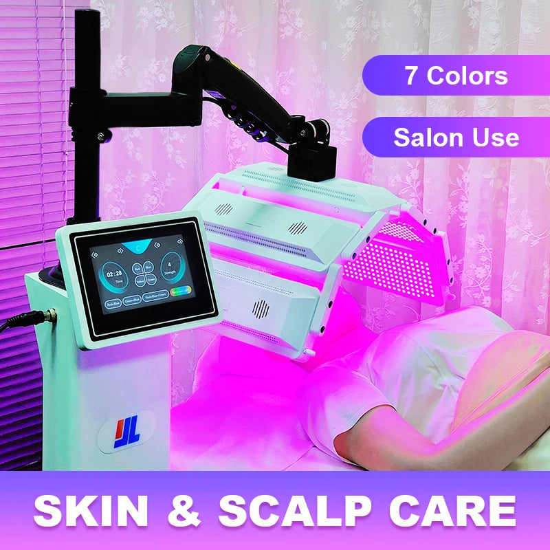 Hair Growth Machine Professional Hair Regrowth/Loss Treatment Laser Caps LED Red Light Therapy For Home and Salon Use by Reinvent Yourself