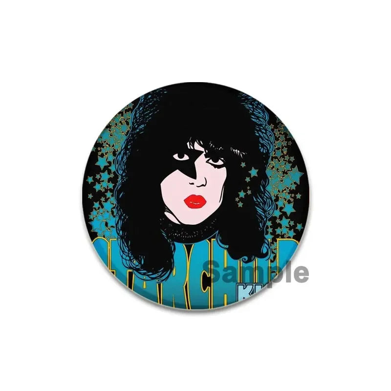 Rock Band Kiss Brooches Enamel Pins Fashion Jewelry Accessoris Singer Brooch for Backpack Clothe Decoration Lapel Badge Gifts by Reinvent Yourself