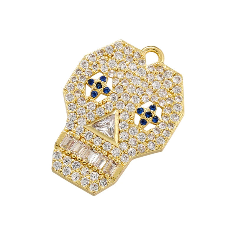 ZHUKOU whale charms for jewelry making crown pendants for handmade jewelry making supplies accessories wholesale VD1247 by Reinvent Yourself