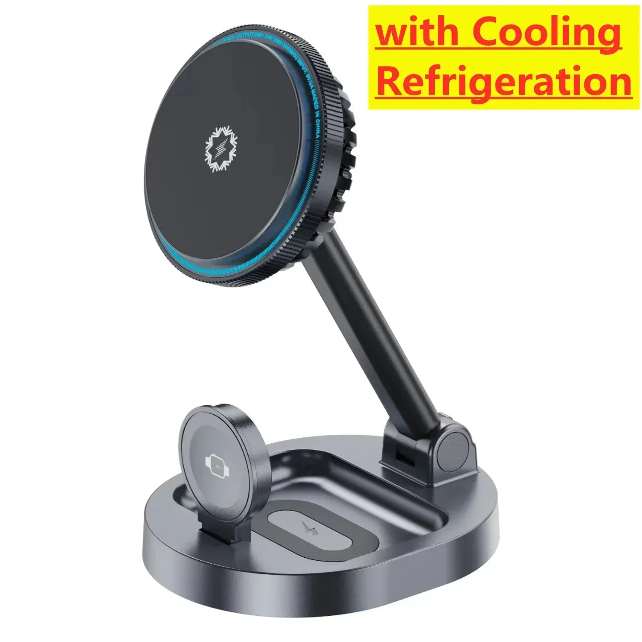 3 in 1 Foldable Fast Charging Station Ice Cooling Magnetic Wireless Charger Stand For Phone 16 15 14 13 12 IWatch 9 8 7 AirPods by Reinvent Yourself