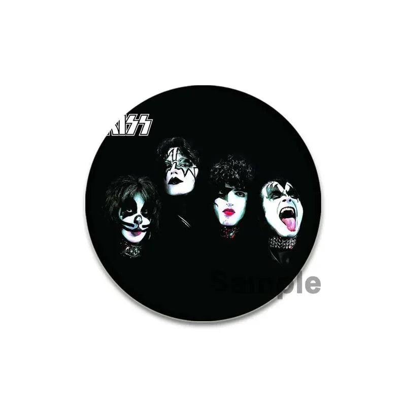 Rock Band Kiss Brooches Enamel Pins Fashion Jewelry Accessoris Singer Brooch for Backpack Clothe Decoration Lapel Badge Gifts by Reinvent Yourself