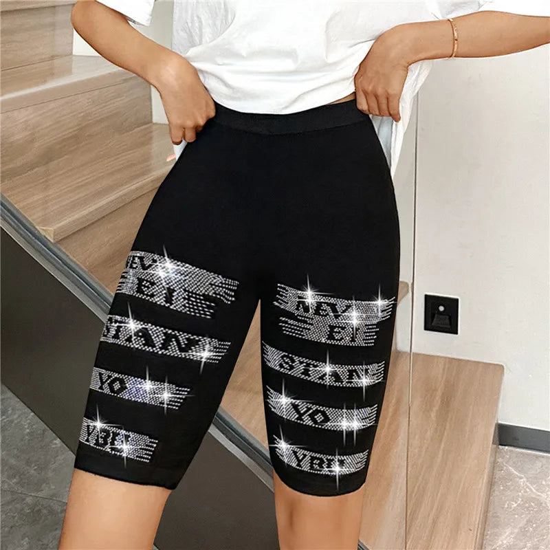 Women Thin Fitness Short Pants Ladies High-Waist Summer Shorts Bottom Biker Cycling Shorts Bodycon Streetwear female Clothing by Reinvent Yourself
